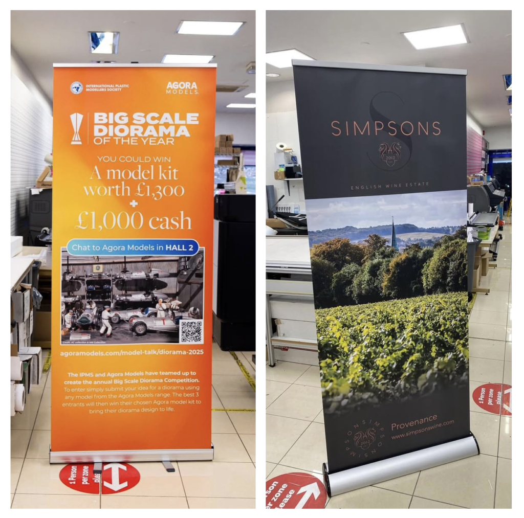 Roller banner printing